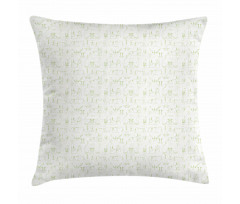 Biochemistry Concept Flasks Pillow Cover