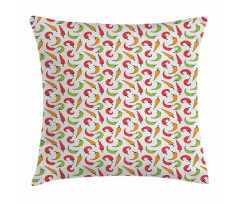 Cartoon Style Vegetable Pillow Cover