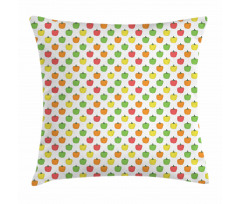 Doodle Style Bell Peppers Pillow Cover