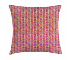 Angled Rectangle Pattern Pillow Cover