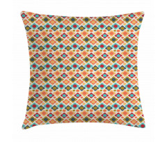 Colorful Floral Motifs Boho Pillow Cover