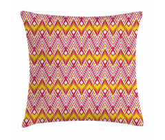 Tribal Native Geometric Motifs Pillow Cover