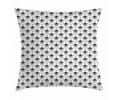 Stars Bats Balls Design Pillow Cover
