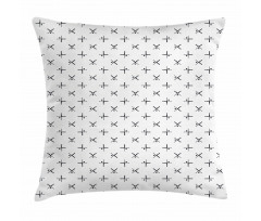 Bats and Balls Simplistic Pillow Cover