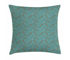 Bats and Balls Pattern Pillow Cover