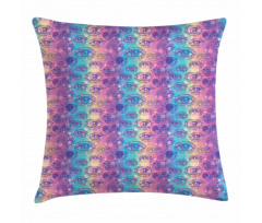 Vertical Colorful Stripes Pillow Cover