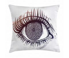 Outer Space Vortex Pupil Pillow Cover