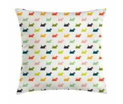 Fluffy Dogs Pillow Cover