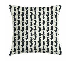 Checkered Rhombus Motif Pillow Cover