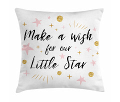 Make a Wish for Little Star Pillow Cover