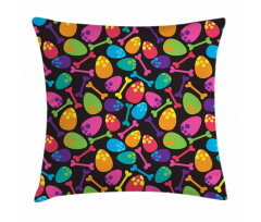 Dinosaur Eggs Bones Pillow Cover