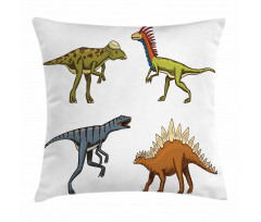 Reptile Fossils Animals Pillow Cover