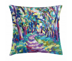 Woodland Nature Colorful Pillow Cover