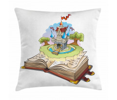 Fantasy Book World Pillow Cover