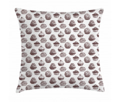 Delicious Desserts Food Pillow Cover