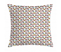 Colorful Celebration Cakes Pillow Cover