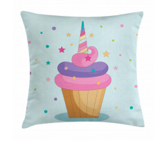 Unicorn Cake Fairy Rainbow Pillow Cover