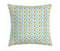 Summer Festival Theme Cartoon Pillow Cover