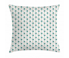 Geometric Triangles Circles Pillow Cover