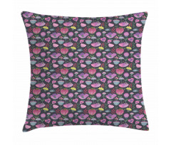 Spring Garden Flowers Pillow Cover