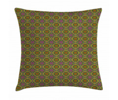 Lively Rhombus-shape Pattern Pillow Cover