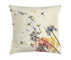 Blowball Seed Color Stain Pillow Cover