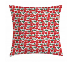 Blossoming Flowers of Spring Pillow Cover