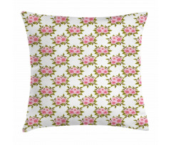 Blossoming Sakura Flowers Pillow Cover