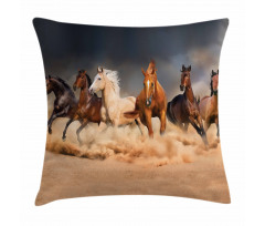 Equine Themed Animals Pillow Cover