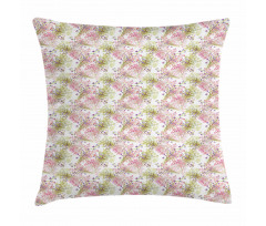 Rural Wild Flower Bunches Pillow Cover