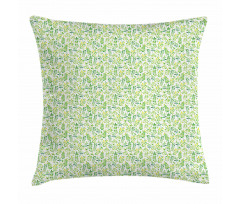 Watercolor Leaves Pillow Cover