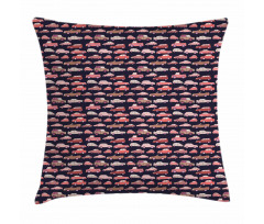 Automobiles in Pinkish Tones Pillow Cover