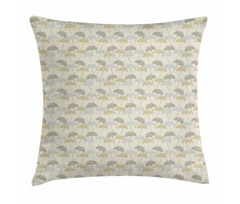 Soft Tree Leaves Retro Style Pillow Cover