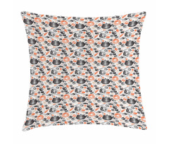 Shrimps Rolls and Wasabi Food Pillow Cover
