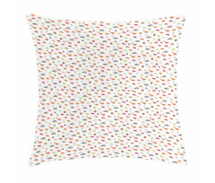 Graphic Colorful Japanese Pillow Cover