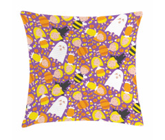 Cheerful Kids in Costumes Pillow Cover
