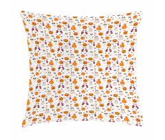 Halloween Party Cartoon Style Pillow Cover