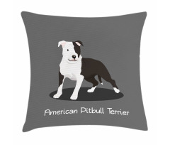 American Cartoon Terrier Pillow Cover