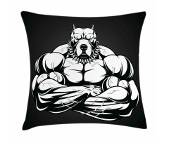 Biceps Bodybuilder Animal Pillow Cover