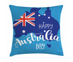 Aussie Day Words Pillow Cover