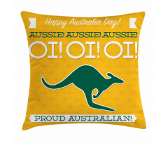 Kangaroo Animal Pillow Cover