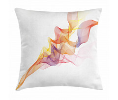 Colorful Abstract Lines Waves Pillow Cover