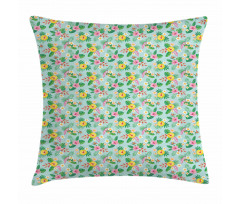 Bird of Paradise Flowers Pillow Cover