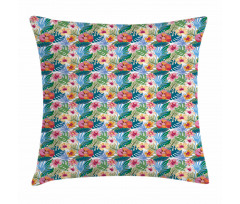 Jungle Nature Flourish Motifs Pillow Cover