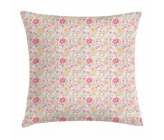 Delicate Spring Garden Peony Pillow Cover