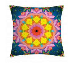 Petals in Vibrant Colors Pillow Cover
