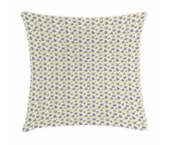 Small Blooming Flower Nature Pillow Cover