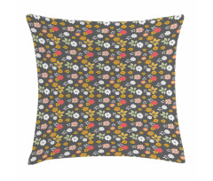 Blooming Japanese Flowers Pillow Cover