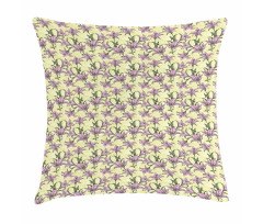 Blooming Lilies Art Pattern Pillow Cover