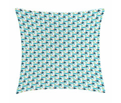 Colorful Fish Pattern Pillow Cover